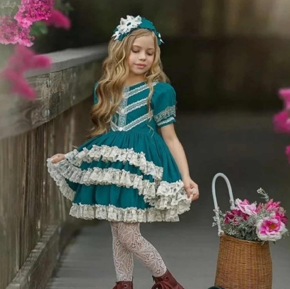 👗Dollcake Little Prayer Dress and Headband Bundle size 12-14 FIRM